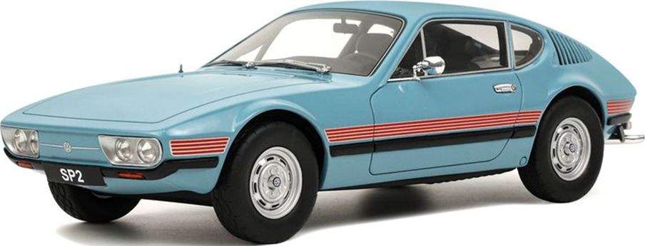 Volkswagen SP2 1972 Blue 1:18 Scale OttOmobile Resin Model-OttOmobile-Diecast Model Centre