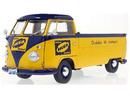 Volkswagen T1 1950 yellow/blue - 1:18 Scale Model Pickup Truck-Solido-Diecast Model Centre