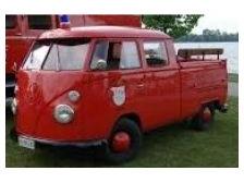 Volkswagen T1 Brandweer 1:43 Scale Diecast Model Pickup – Cararama-Cararama-Diecast Model Centre