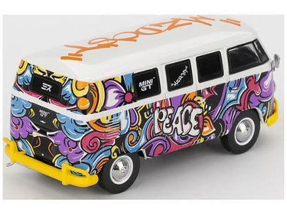 Volkswagen T1 Microbus Mizu Design (RHD) 1:64 Scale MINI GT Diecast Model Bus-MINI GT-Diecast Model Centre