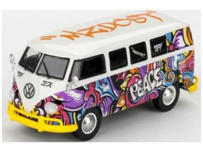 Volkswagen T1 Microbus Mizu Design (RHD) 1:64 Scale MINI GT Diecast Model Bus-MINI GT-Diecast Model Centre