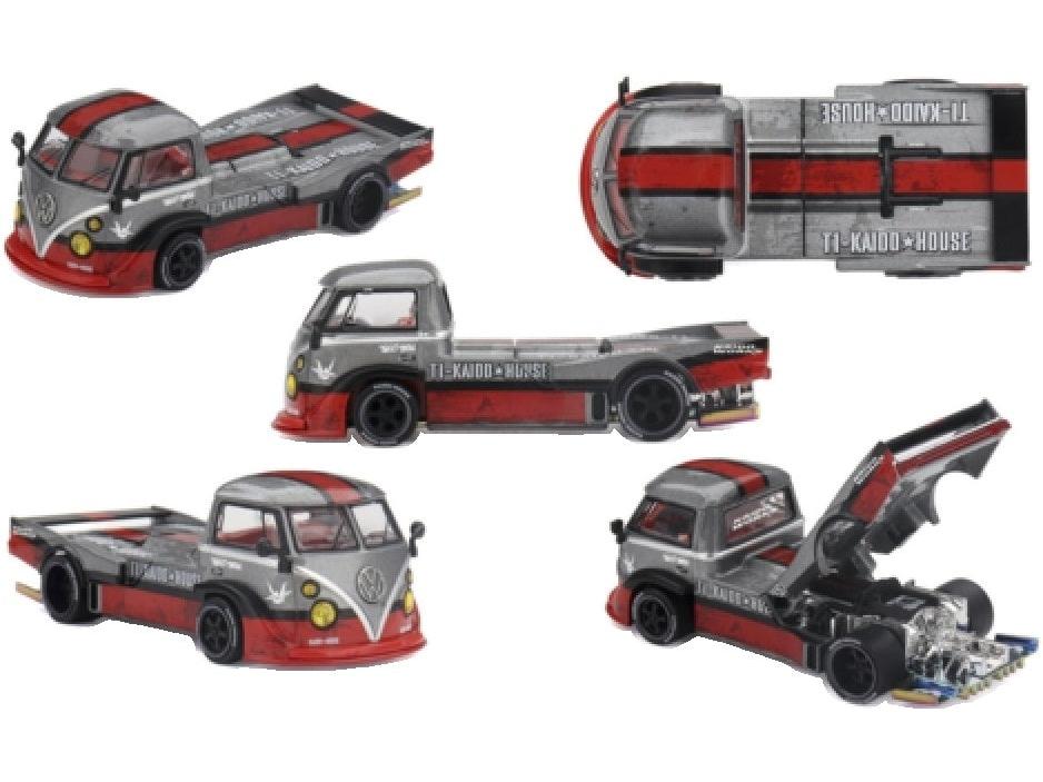 Volkswagen T1 Street Battle Spec V1 1:64 Scale Diecast Pickup – MINI GT-MINI GT-Diecast Model Centre