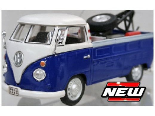 Volkswagen T1 Tow Truck blue/white - 1:43 Scale Model Pickup-Cararama-Diecast Model Centre