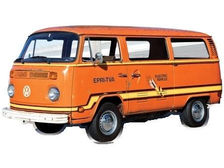 Volkswagen T2 Elektrotransporter Orange 1978 1:18 Scale Diecast Bus – IXO-IXO-Diecast Model Centre