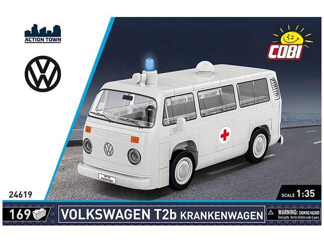 Volkswagen T2B Ambulance 172 KL. Cobi Brick Build Kit-Cobi-Diecast Model Centre