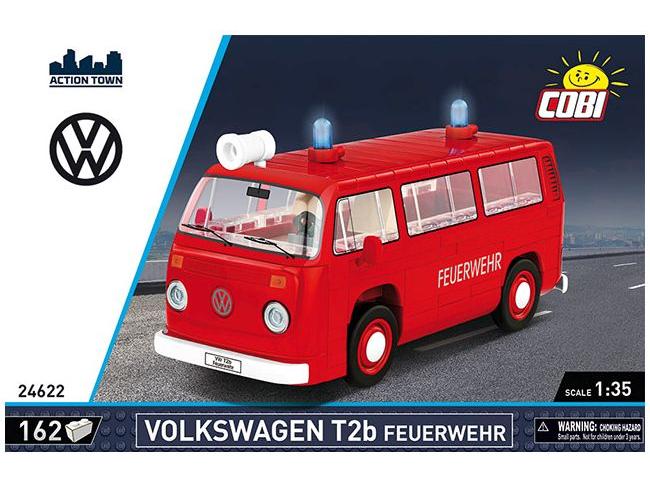 Volkswagen T2B Feuerwehr 172 KL. Cobi Brick Build Kit-Cobi-Diecast Model Centre