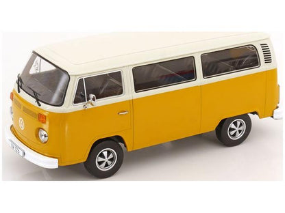 Volkswagen T2b Bus 1972 Yellow/White w/Fuchs Rims 1:18 Scale KK Scale Diecast Model Car-KK Scale-Diecast Model Centre