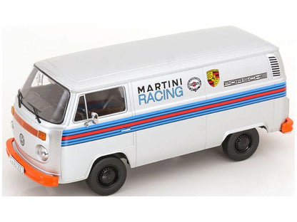Volkswagen T2b Delivery Van 1972 Porsche Martini Racing Silver 1:18 Scale KK Scale Diecast Model Car-KK Scale-Diecast Model Centre