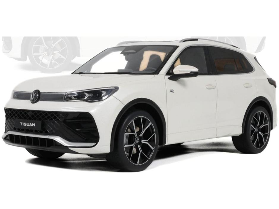 Volkswagen Tiguan E TSI R-Line Oryx White Pearl L0K1 2024 1:18 Scale OttOmobile Resin Replica Helmet-OttOmobile-Diecast Model Centre