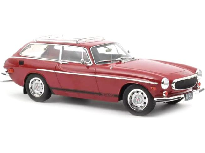 Volvo 1800ES (US Version) 1972 red w/Lower Side Stripes - 1:18 Scale Diecast Model Car-Norev-Diecast Model Centre