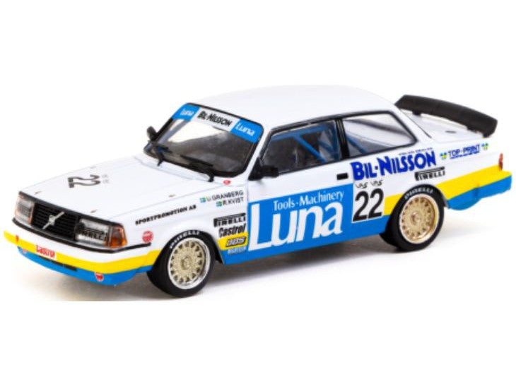 Volvo 240 Turbo #22 Winner ETCC Zolder 1984 Granberg/Kvist - 1:64 Scale Model Car-Tarmac Works-Diecast Model Centre