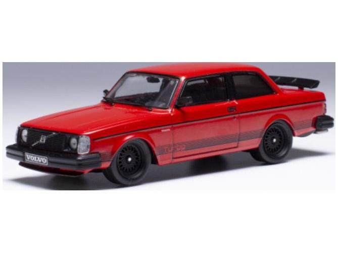 Volvo 242 Red 1980 Custom 1:43 Scale IXO Diecast Model Car-IXO-Diecast Model Centre