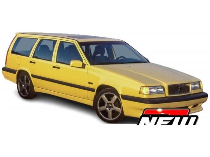 Volvo 850 T5 Estate Yellow 1:24 Scale Bburago Diecast Model Car-Bburago-Diecast Model Centre
