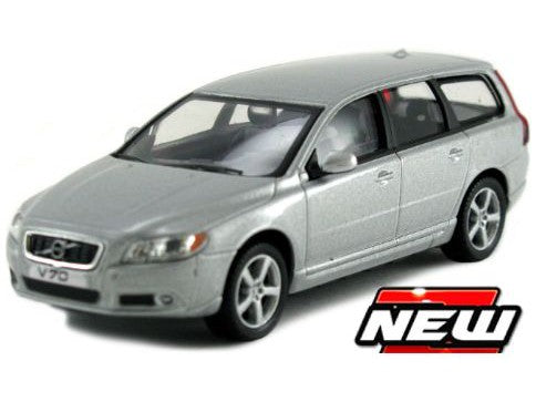 Volvo V70 Estate 2009 silver - 1:43 Scale Model Car-Cararama-Diecast Model Centre