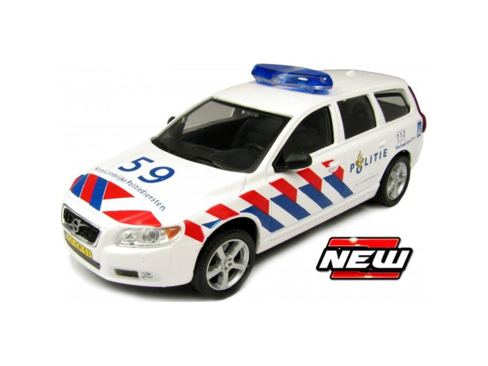 Volvo V70 Politie KPLD- 1:43 Scale Diecast Model Police Car-Cararama-Diecast Model Centre