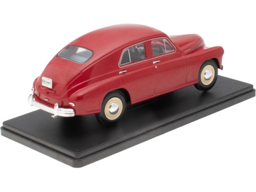Warszawa M20 1951 Red 1:24 Scale Unbranded Diecast Model Car-Unbranded-Diecast Model Centre