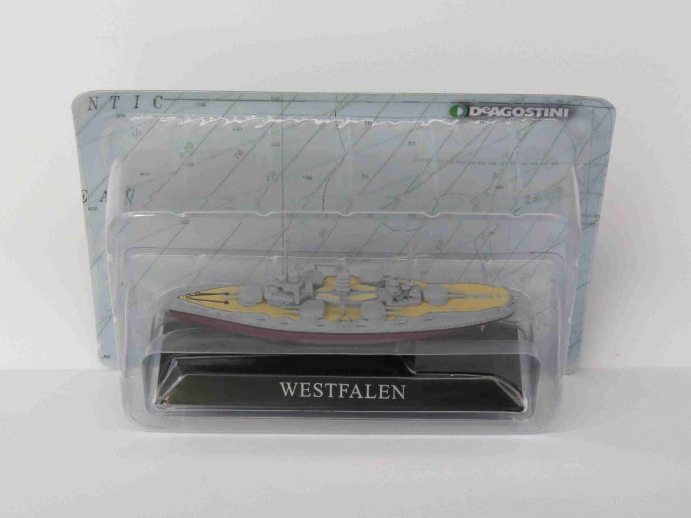 Westfalen Battleship 1909 1:1250 Scale Unbranded Diecast Model-Unbranded-Diecast Model Centre