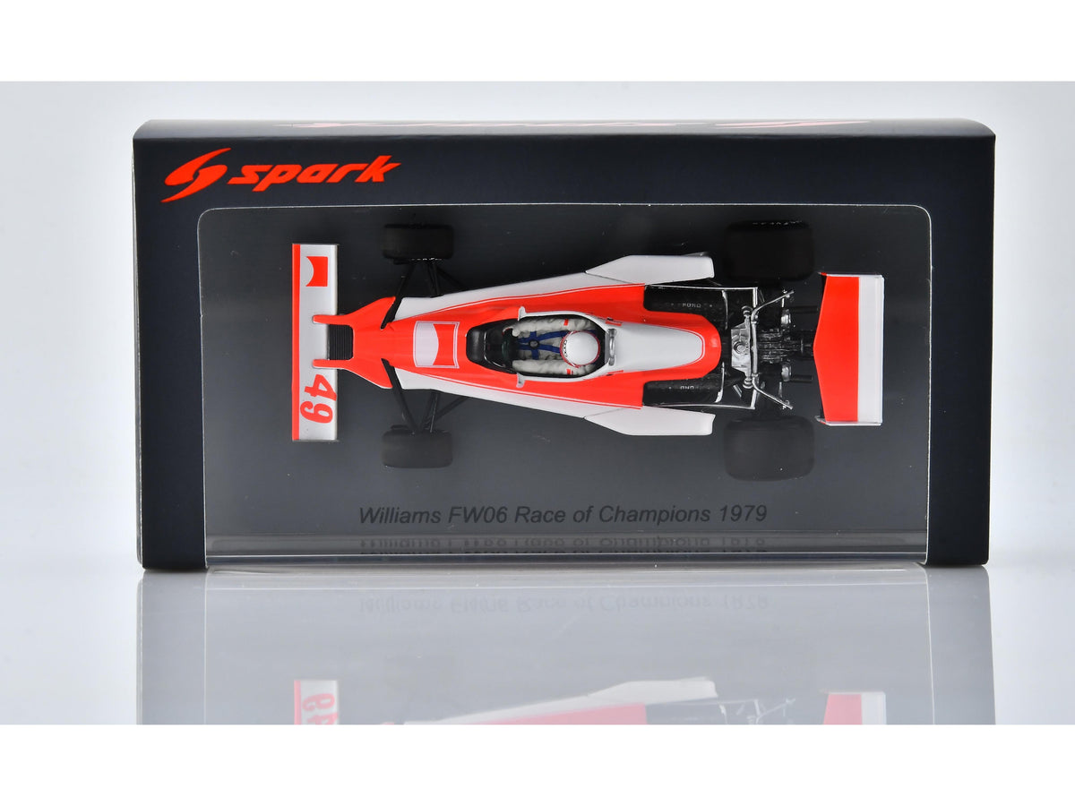 Williams FW06 #49 Race of Champions 1979 Giacomo Agostini 1:43 Scale Resin Car – Spark-Spark-Diecast Model Centre