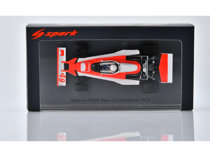 Williams FW06 #49 Race of Champions 1979 Giacomo Agostini 1:43 Scale Resin Car – Spark-Spark-Diecast Model Centre