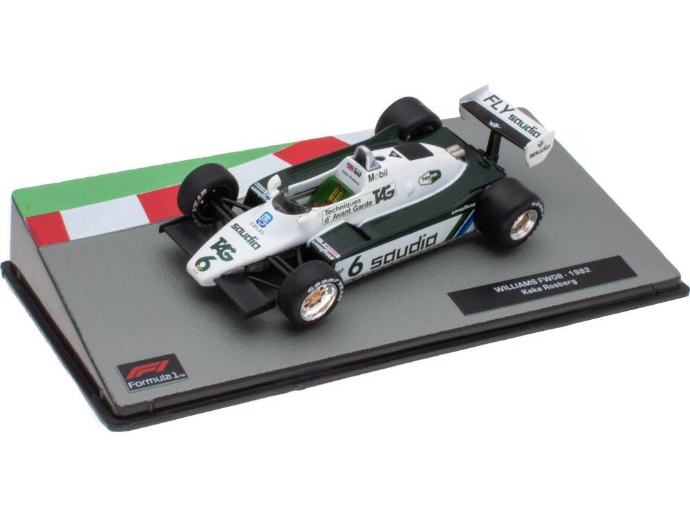 Williams FW08 #6 F1 1982 Keke Rosberg 1:43 Scale Diecast Model