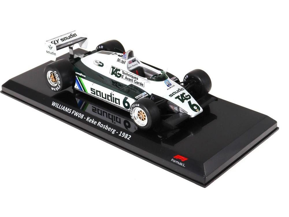 Williams FW08 Keke Rosberg F1 1982 1:24 Scale Diecast Model-Unbranded-Diecast Model Centre