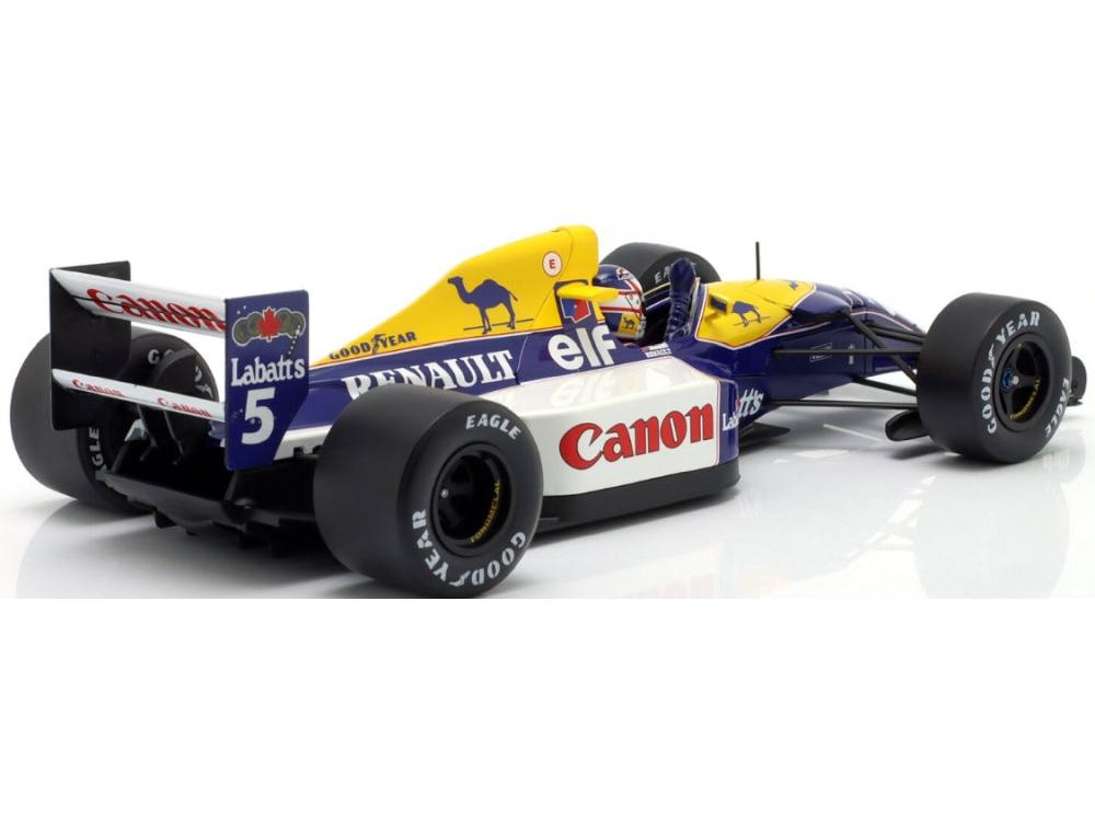 Williams FW14 #5 Winner F1 British GP 1991 Nigel Mansell 1:18 Scale Diecast Car – Werk83-Werk83-Diecast Model Centre
