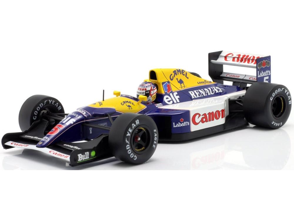 Williams FW14B #5 F1 World Champion 1992 Nigel Mansell 1:18 Scale Diecast Car – Werk83-Werk83-Diecast Model Centre