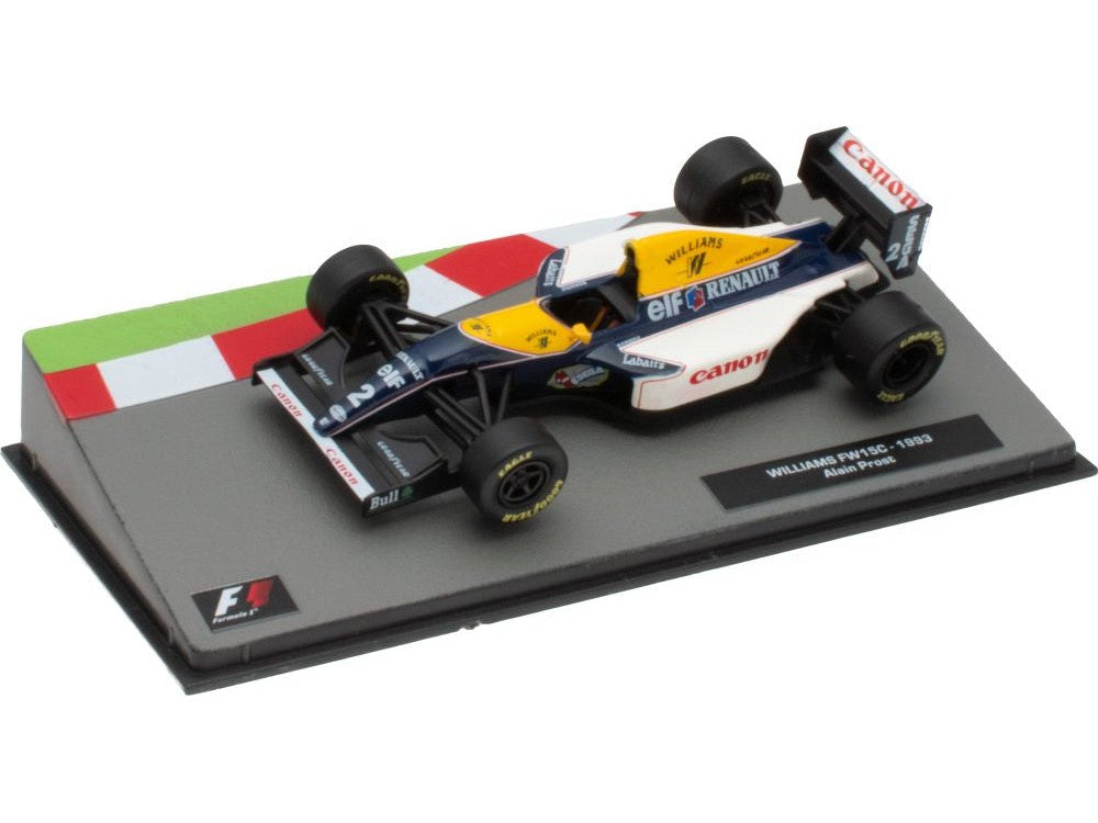 Williams FW15C #2 F1 1993 Alain Prost - 1:43 Scale Diecast Model Car-Unbranded-Diecast Model Centre