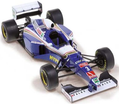 Williams FW19 Jacques Villeneuve F1 1997 1:24 Scale Unbranded Diecast Model Car-Unbranded-Diecast Model Centre
