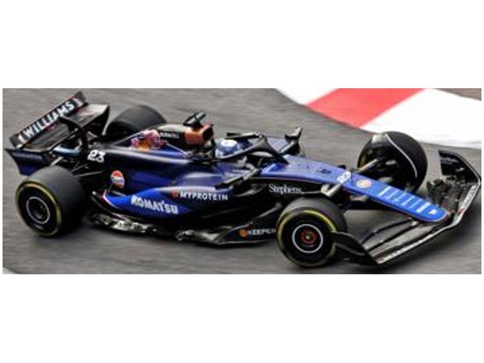 Williams Racing FW46 #23 9th F1 Monaco GP 2024 Alex Albon - 1:43 Scale Model Car-Spark-Diecast Model Centre