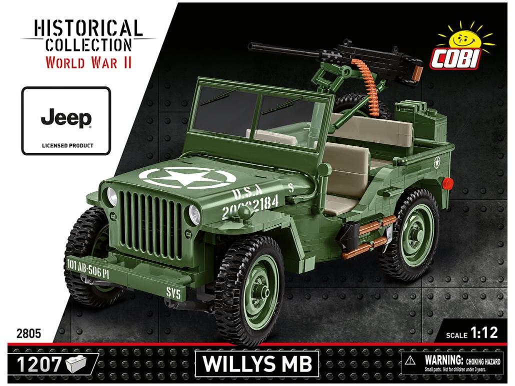 Willys MB WWII (1150 pcs) Cobi Brick Build Kit-Cobi-Diecast Model Centre