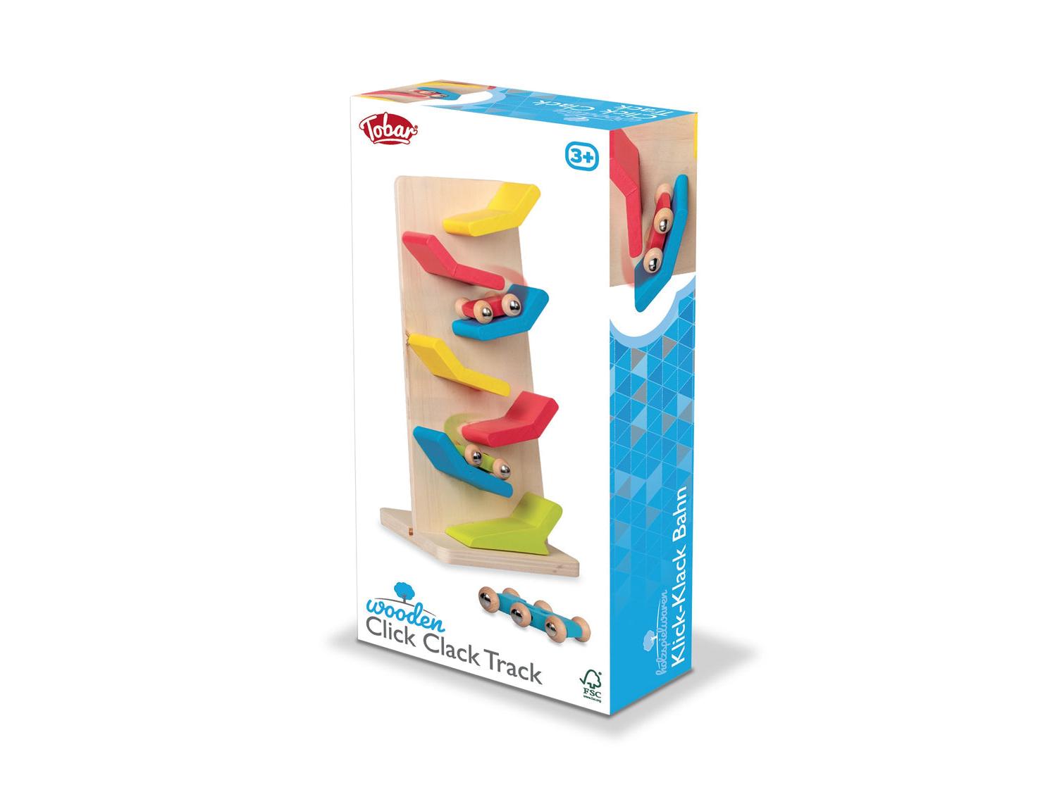 Wooden Cars Click Clack Track