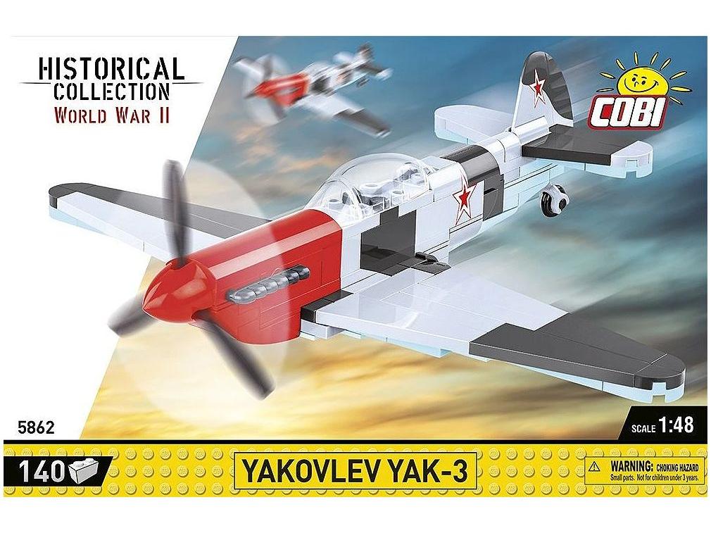 Yakovlev YAK-3 (140 pcs) Cobi Brick Build Kit-Cobi-Diecast Model Centre
