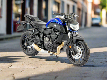 Yamaha MT07 2018 blue 1:18 Scale Motorcycle Model