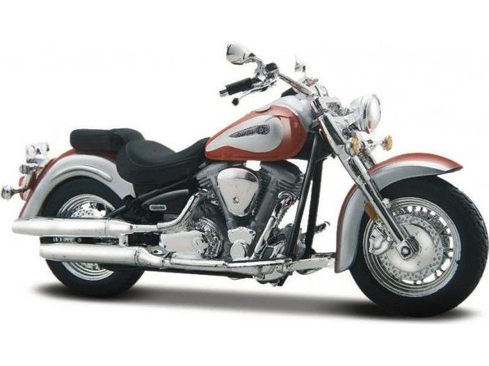 Yamaha Road Star Silverado Red 1:18 Scale Maisto Diecast Model-Maisto-Diecast Model Centre