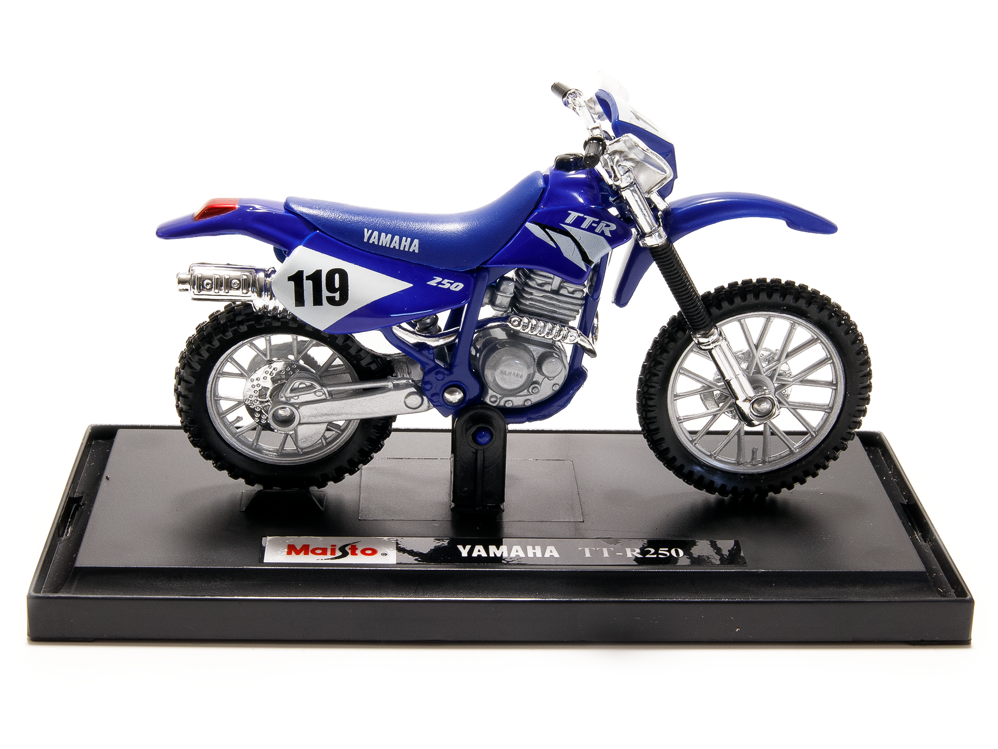 Yamaha TT-R 250 blue 1:18 Scale Motorcycle Model