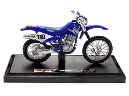 Yamaha TT-R 250 blue 1:18 Scale Motorcycle Model
