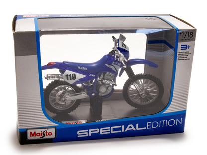 Yamaha TT-R 250 blue 1:18 Scale Motorcycle Model