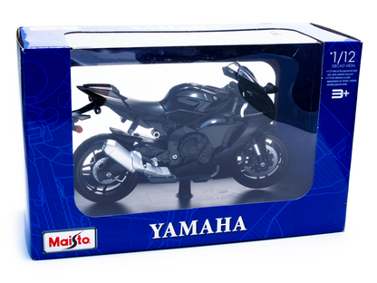 Yamaha YZF-R1 2021 black 1:12 Scale Motorcycle Model