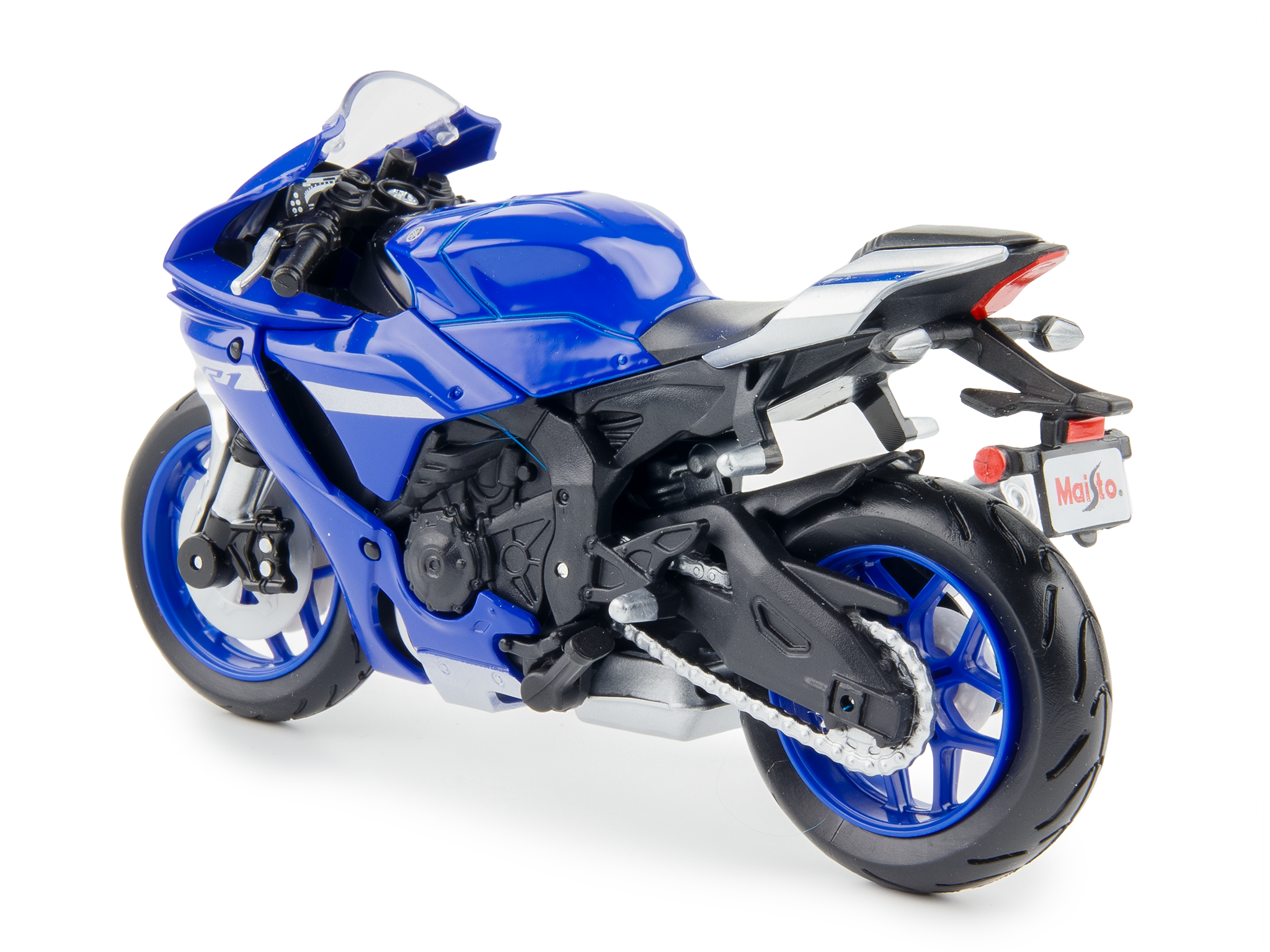 Yamaha YZF-R1 2021 blue 1:18 Scale Motorcycle Model