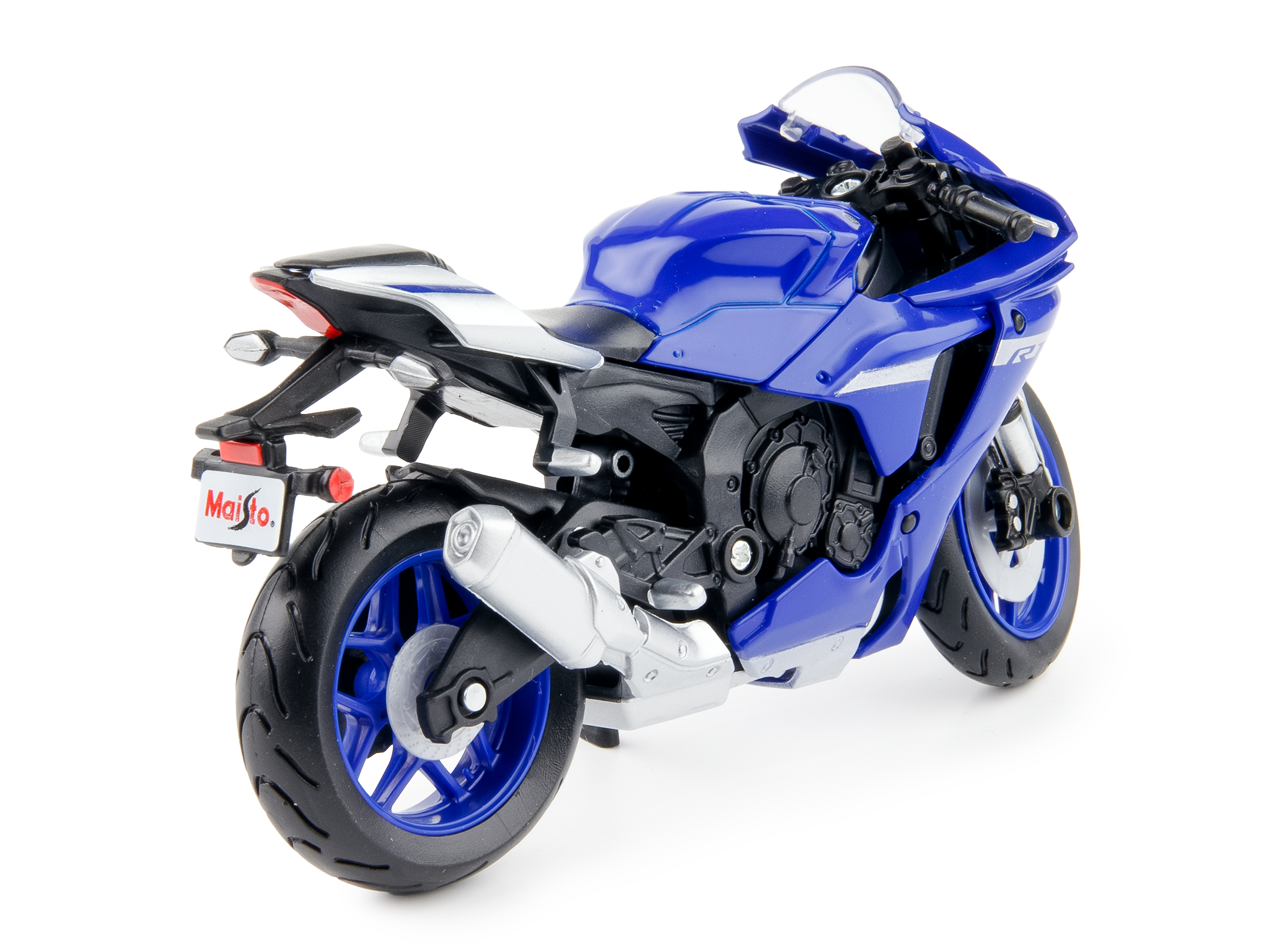 Yamaha YZF-R1 2021 blue 1:18 Scale Motorcycle Model