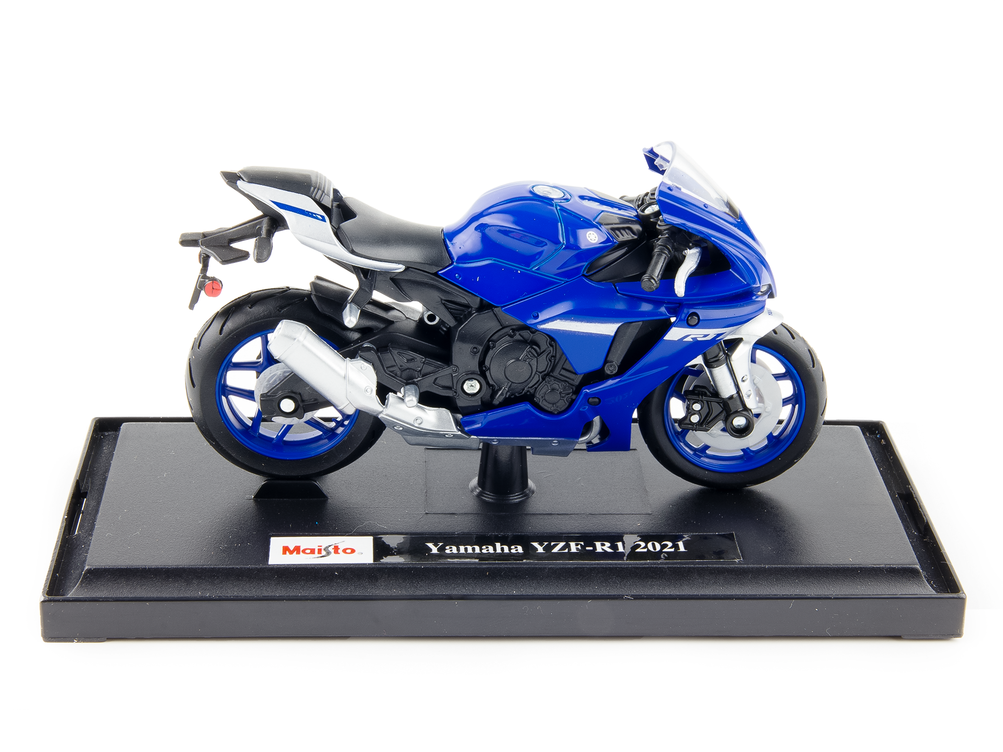 Yamaha YZF-R1 2021 blue 1:18 Scale Motorcycle Model
