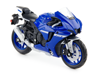 Yamaha YZF-R1 2021 blue 1:18 Scale Motorcycle Model