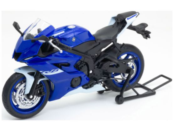 Yamaha YZF-R6 Metallic Blue 1:12 Scale Motorcycle Model