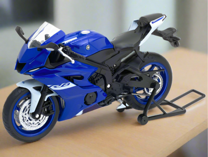 Yamaha YZF-R6 Metallic Blue - 1:12 Scale Motorbike Model