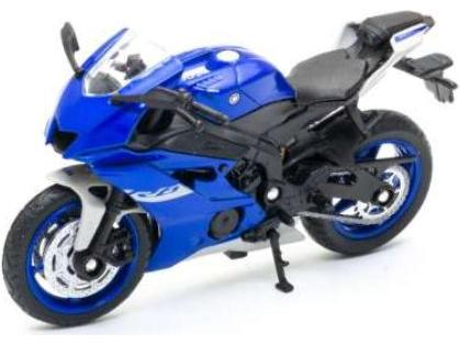 Yamaha YZF-R6 blue - 1:18 Scale Diecast Model Motorcycle-Welly-Diecast Model Centre
