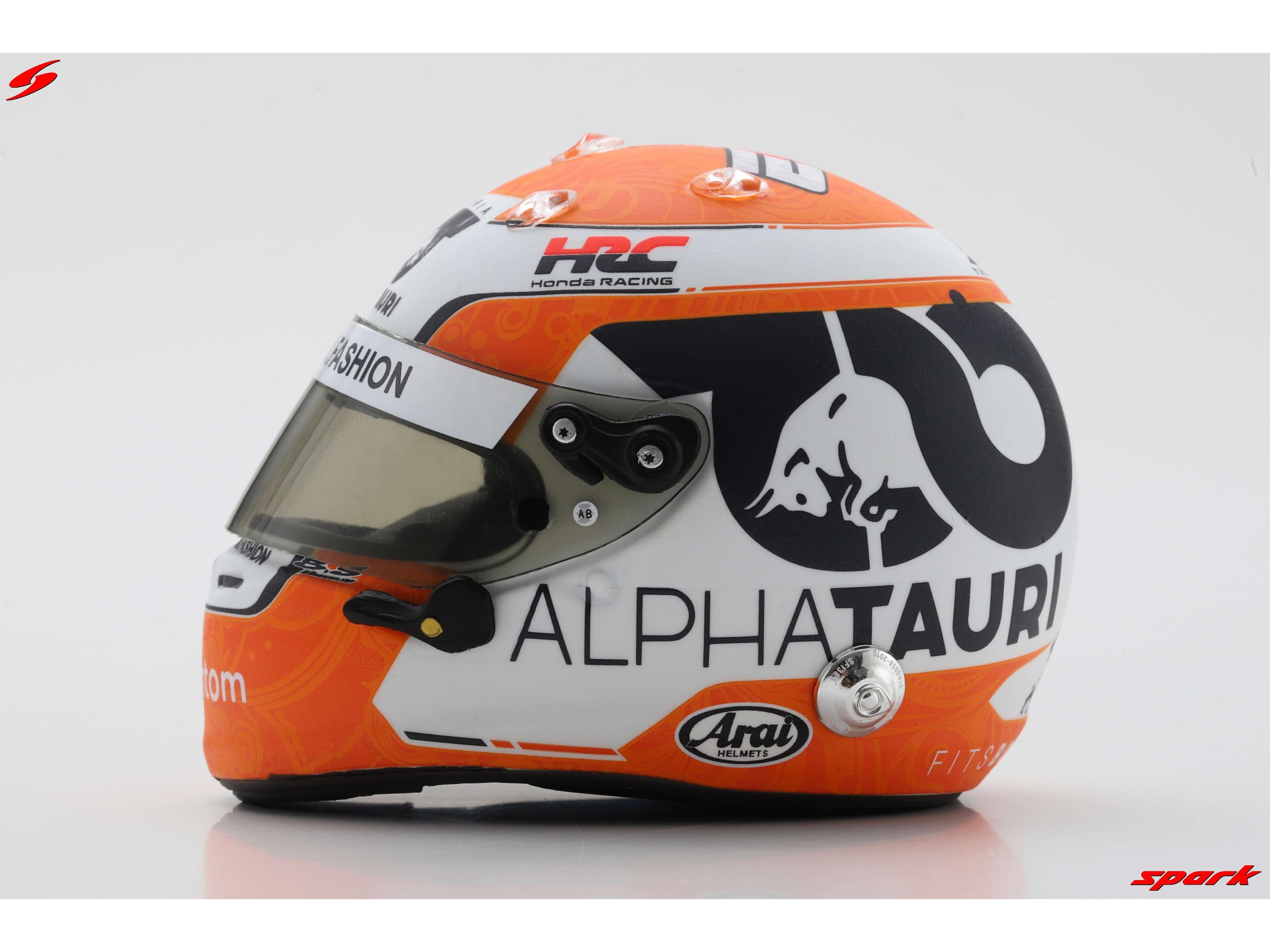 Yuki Tsunoda F1 2022 Helmet 1:5 Scale Spark Resin Replica-Spark-Diecast Model Centre