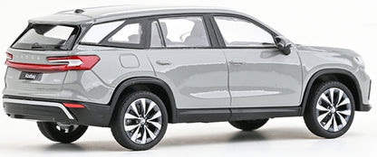 Skoda Kodiaq II 2023 Grey Steel 1:43 Scale Diecast Car – Abrex
