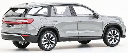 Skoda Kodiaq II 2023 Grey Steel 1:43 Scale Diecast Car – Abrex