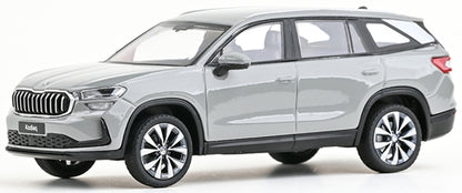 Skoda Kodiaq II 2023 Grey Steel 1:43 Scale Diecast Car – Abrex